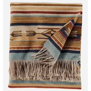Pendleton Chimayo Harvest 100% Wool Throw 60x62”